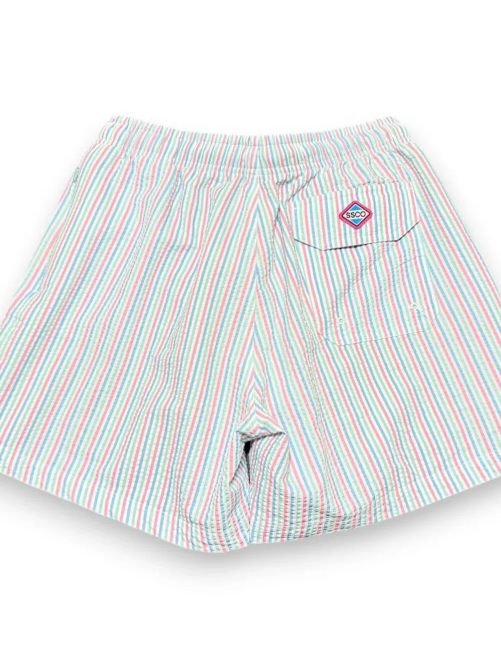 Southern Shirt Men's Seersucker Swimsuit with Liner Size Small